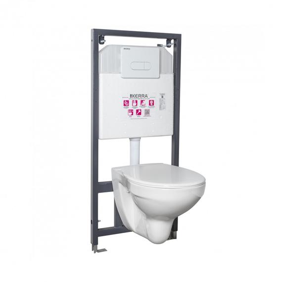 Pacific White falba építhető WC tartály szett