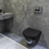 Kép 5/5 - Delos BLM fali rimless WC soft-close ülőkével fekete színben