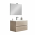 Kép 1/3 - Evora 80 komplett fürdőszoba bútor, barna tölgy