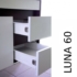 Kép 8/8 - Luna 60 komplett fürdőszobabútor, háromféle színben