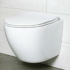 Kép 2/4 - Delos WH fali rimless WC soft-close ülőkével
