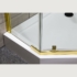 Kép 4/4 - Kora 90 Gold szögletes nyílóajtós zuhanykabin