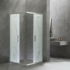 Kép 4/9 - Spirit BAMBOO 90x90 szögletes zuhanykabin, zuhanytálca nélkül