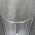 Kép 6/10 - Spirit Deep 80x80 cm-es íves zuhanykabin, mélytálcával