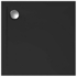 Kép 3/4 - Cezar 80 szögletes fekete akril zuhanytálca